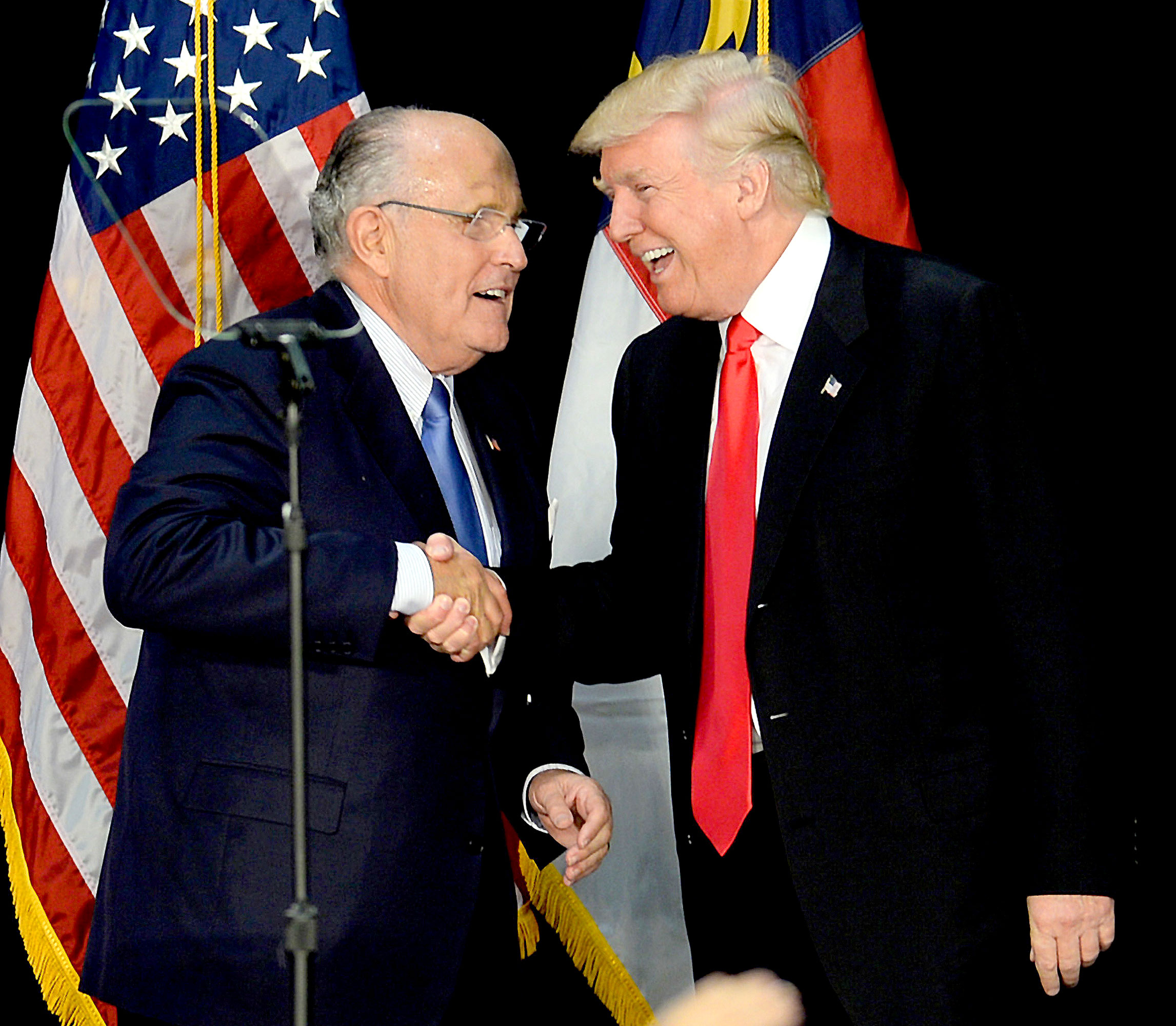 Rudy Giuliani and Donald Trump