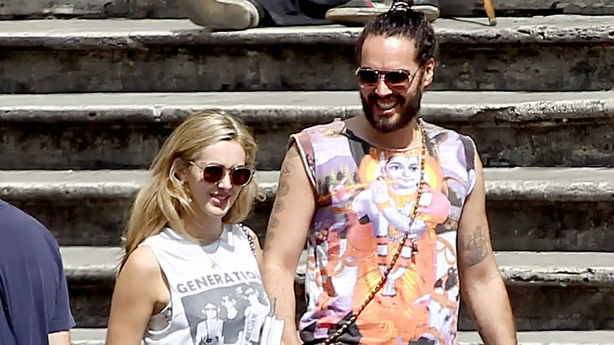 Russell Brand and girlfriend Laura Gallacher