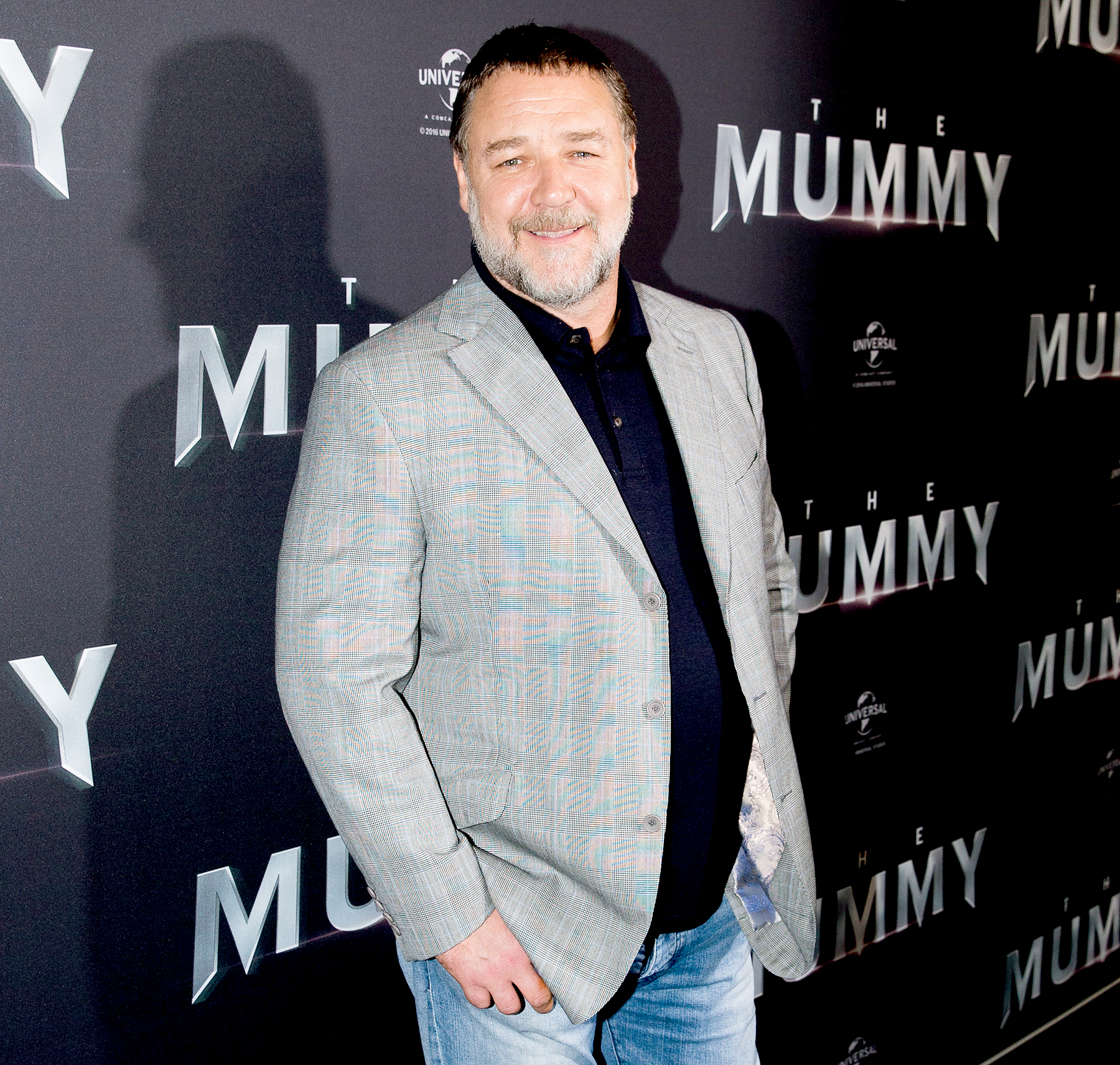 Russell Crowe arrives ahead of The Mummy Australian Premiere at State Theatre on May 22, 2017 in Sydney, Australia.