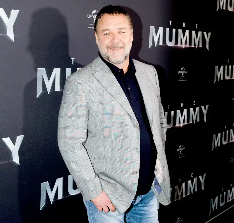 Russell Crowe arrives ahead of The Mummy Australian Premiere at State Theatre on May 22, 2017 in Sydney, Australia.