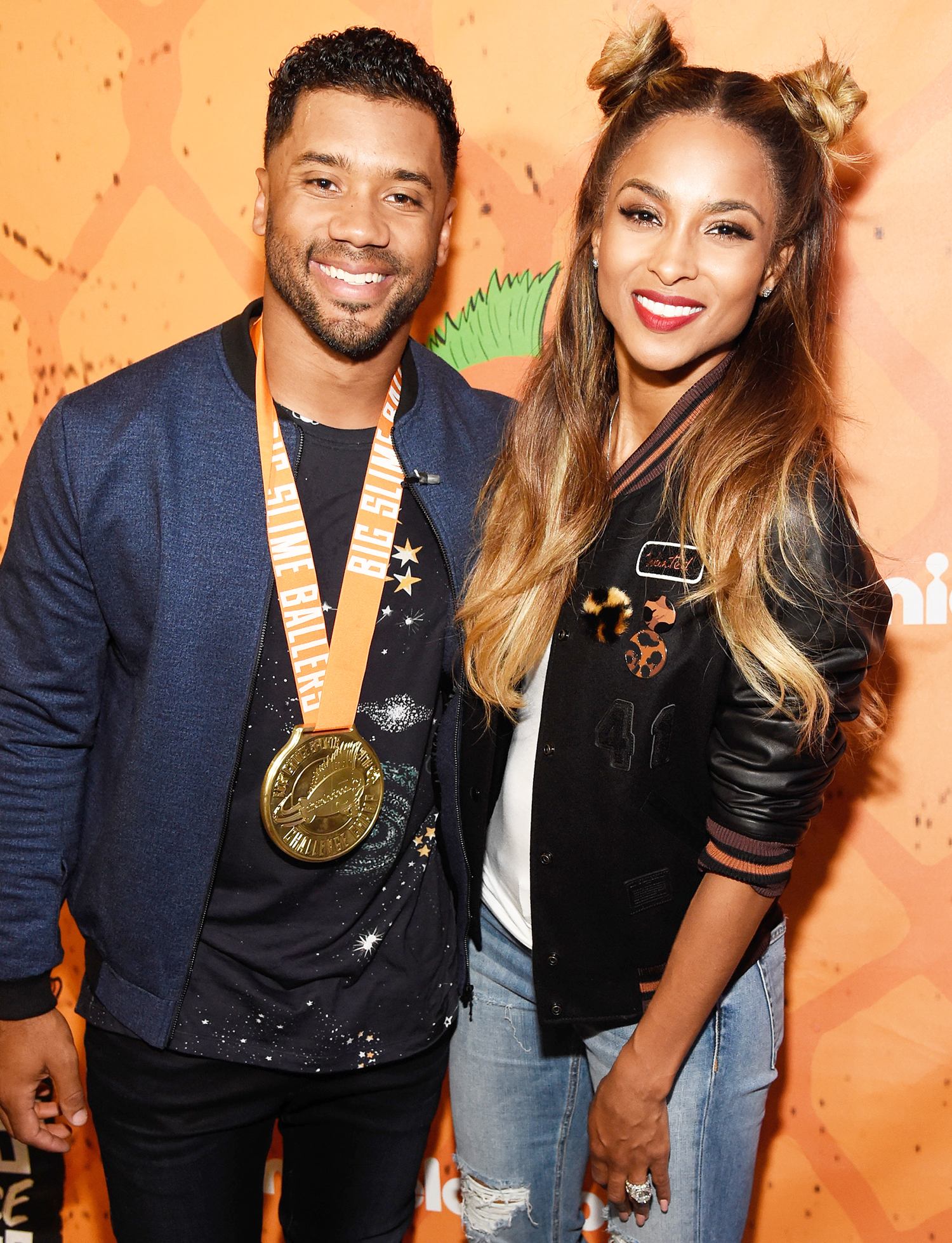 Russell Wilson and Ciara