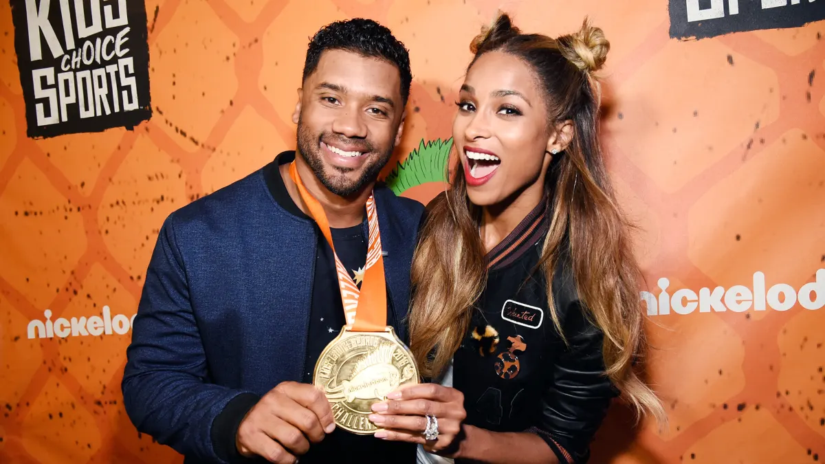 Russell Wilson and Ciara