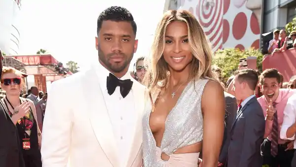 Russell Wilson and Ciara