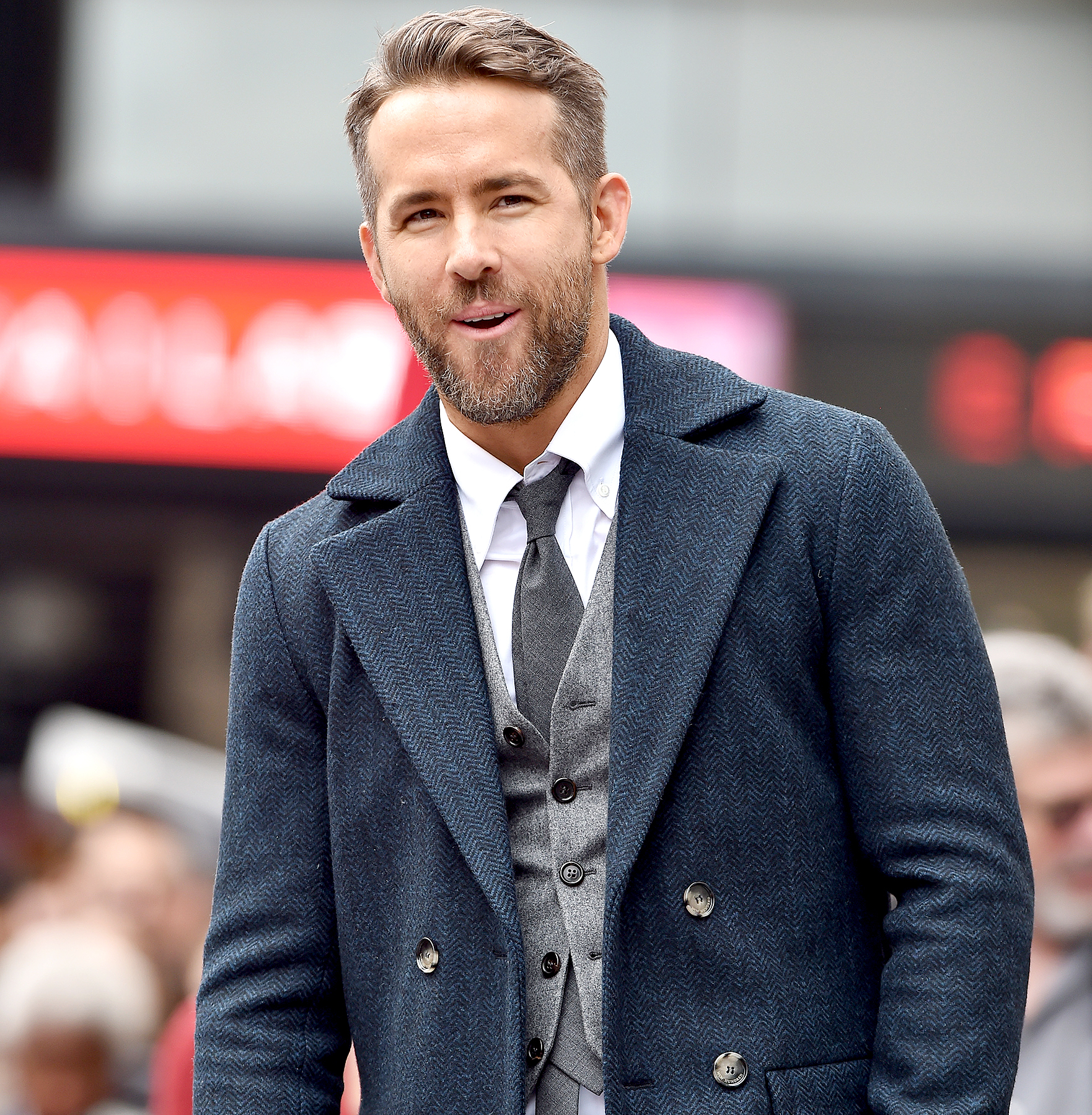 Ryan Reynolds honored with Star on the Hollywood Walk of Fame on December 15, 2016 in Hollywood, California.
