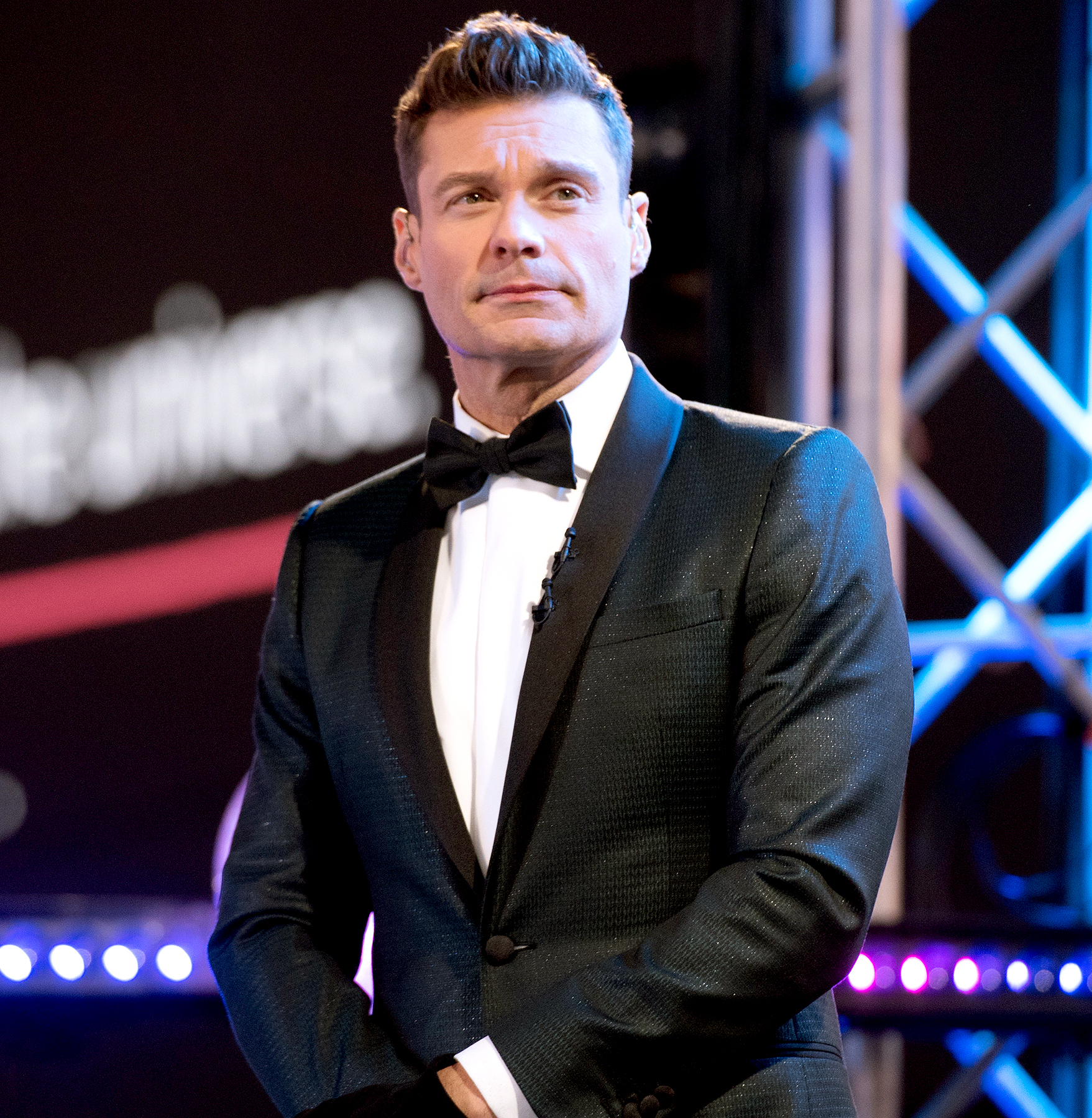 Ryan Seacrest hosts 'Dick Clark's New Year's Rockin' Eve' during New Year's Eve 2017 in Times Square on December 31, 2016 in New York City.