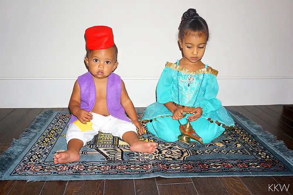 Saint West and North West