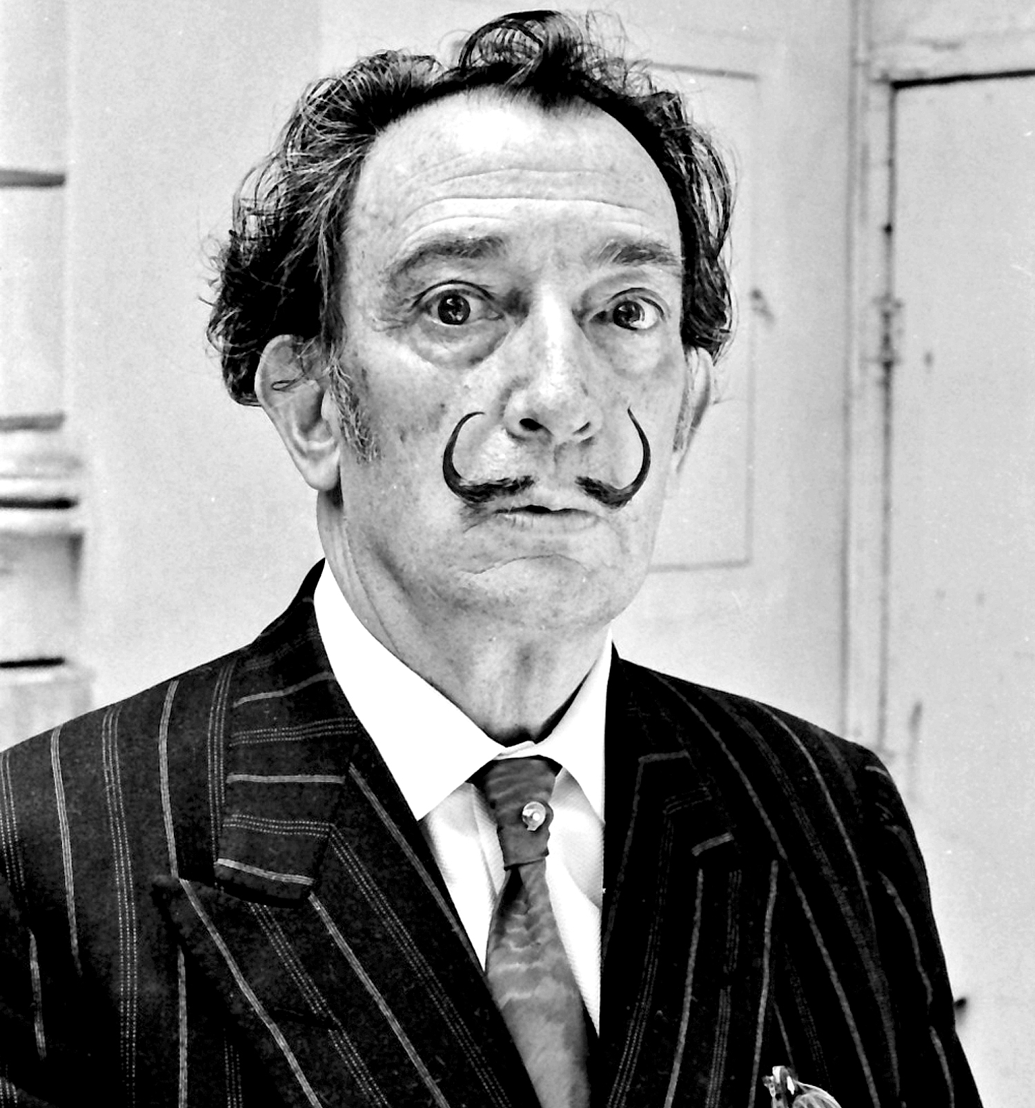 Spanish Catalan surrealist painter Salvador Dali photographed in Barcelona Spain on May 24, 1966.