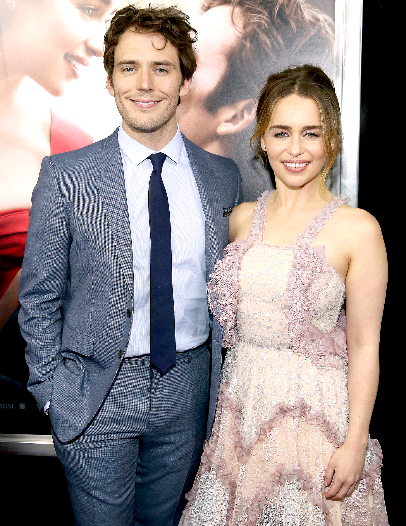 Sam Claflin and Emilia Clarke attend The World Premiere of "Me Before You" at AMC Loews Lincoln Square 13 theater on May 23, 2016 in New York City.