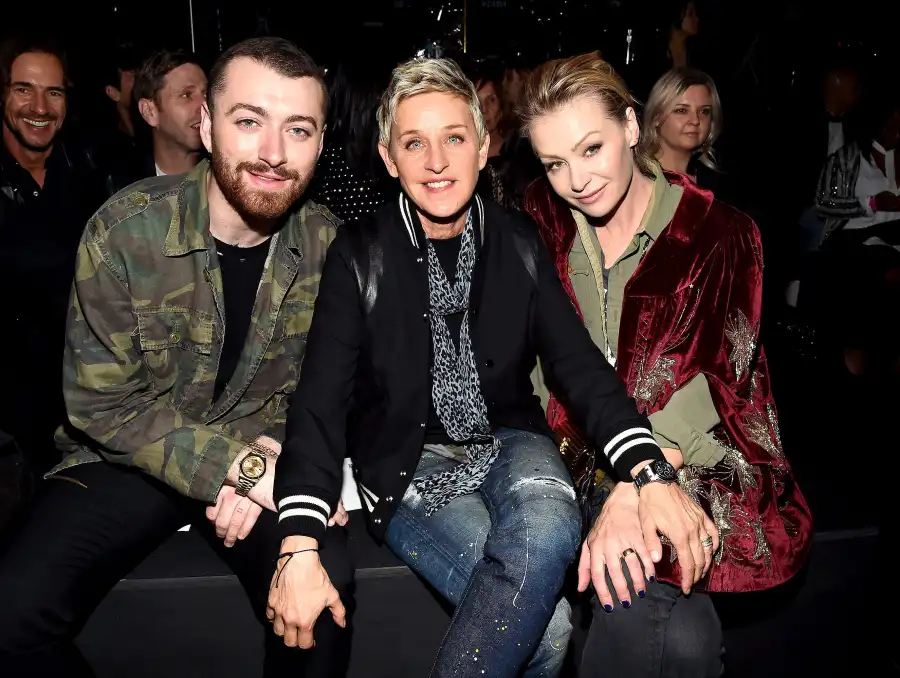 Sam Smith Ellen DeGeneres Portia Derossi