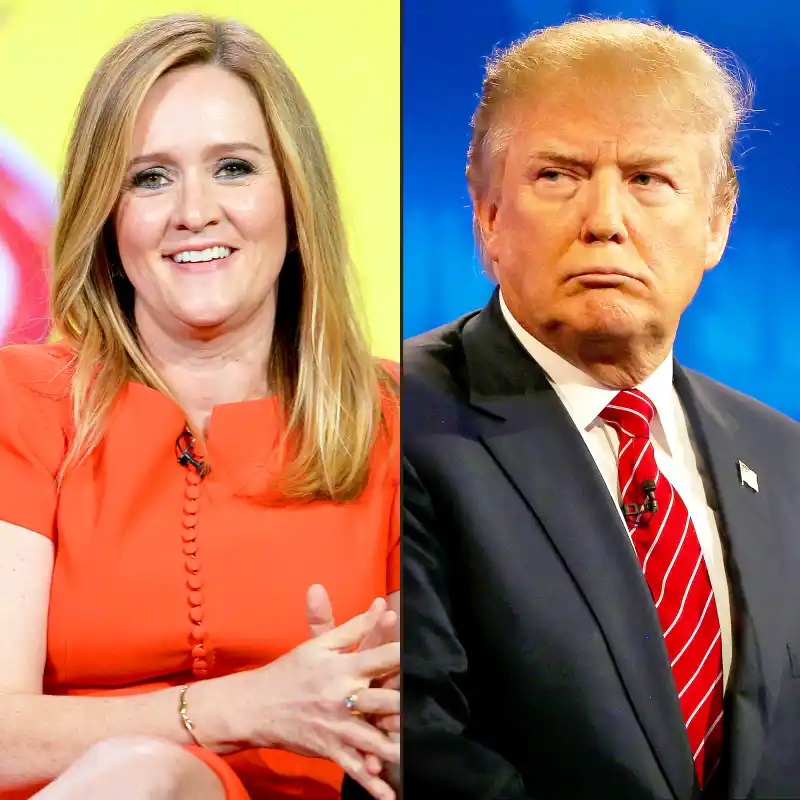 Samantha Bee and Donald Trump