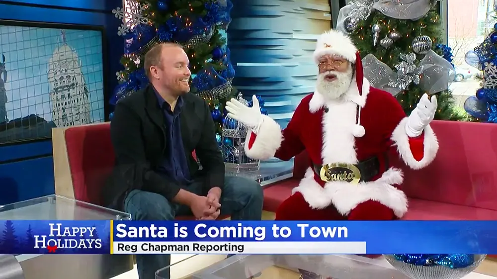 Santa Larry black santa