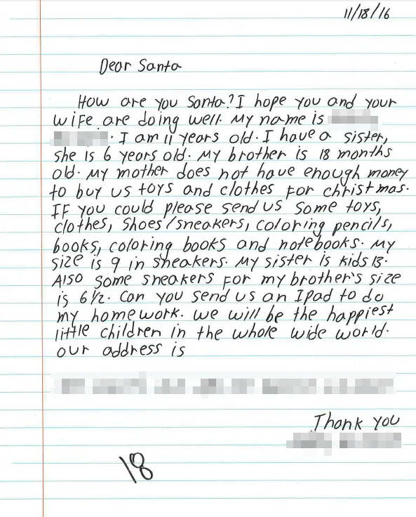 letter to Santa