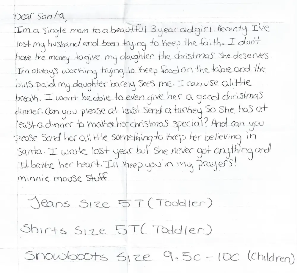 letter to Santa