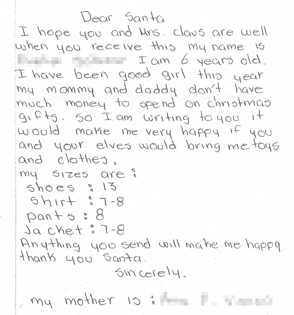 letter to Santa