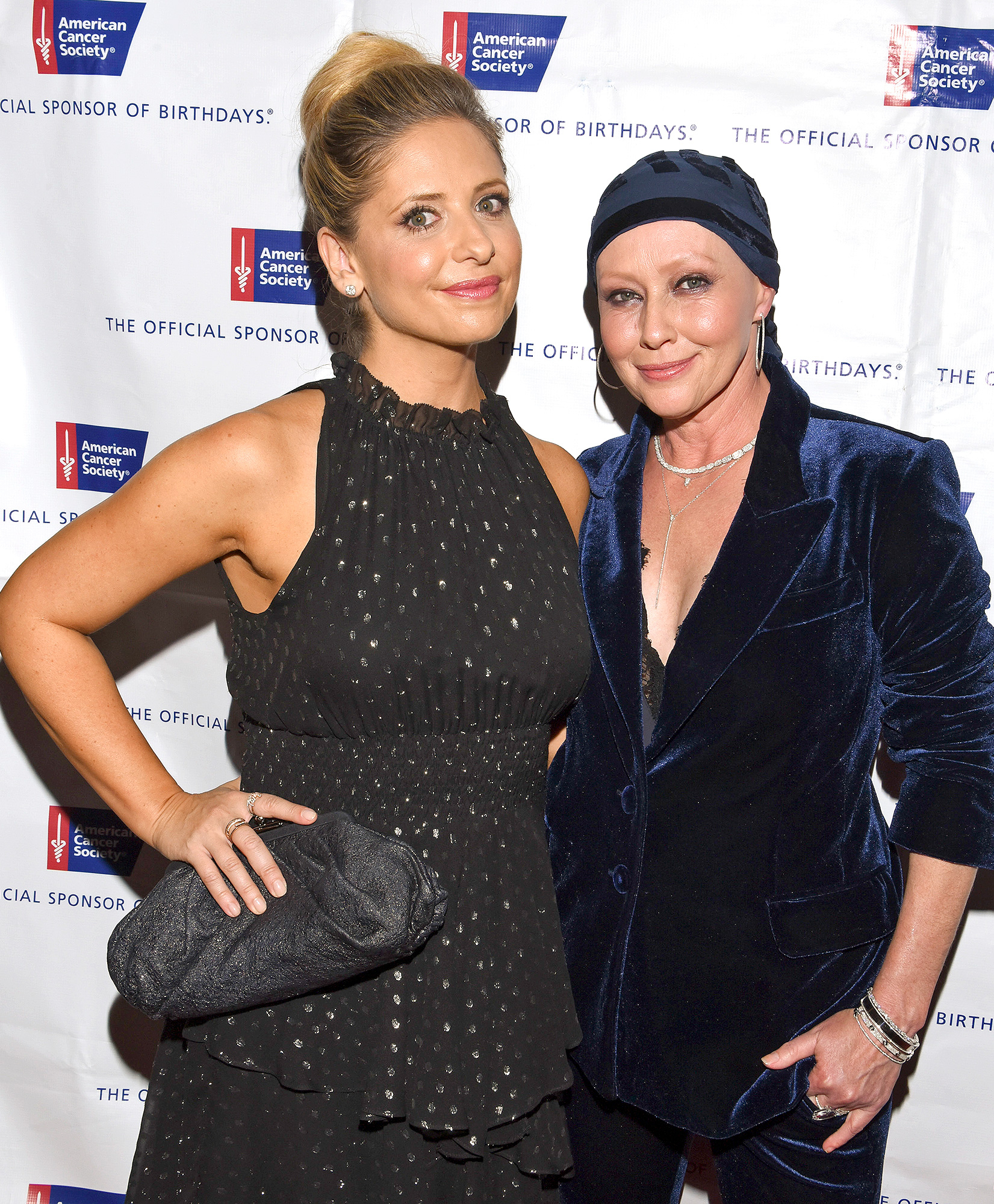 Sarah Michelle Gellar and Shannen Doherty