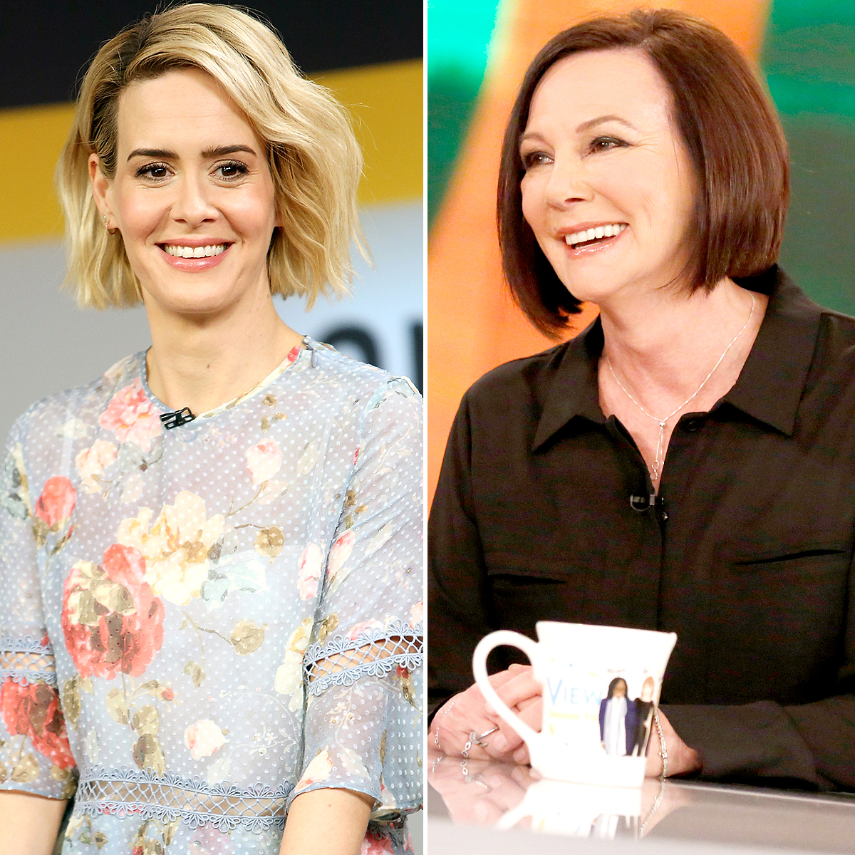 Sarah Paulson and Marcia Clark