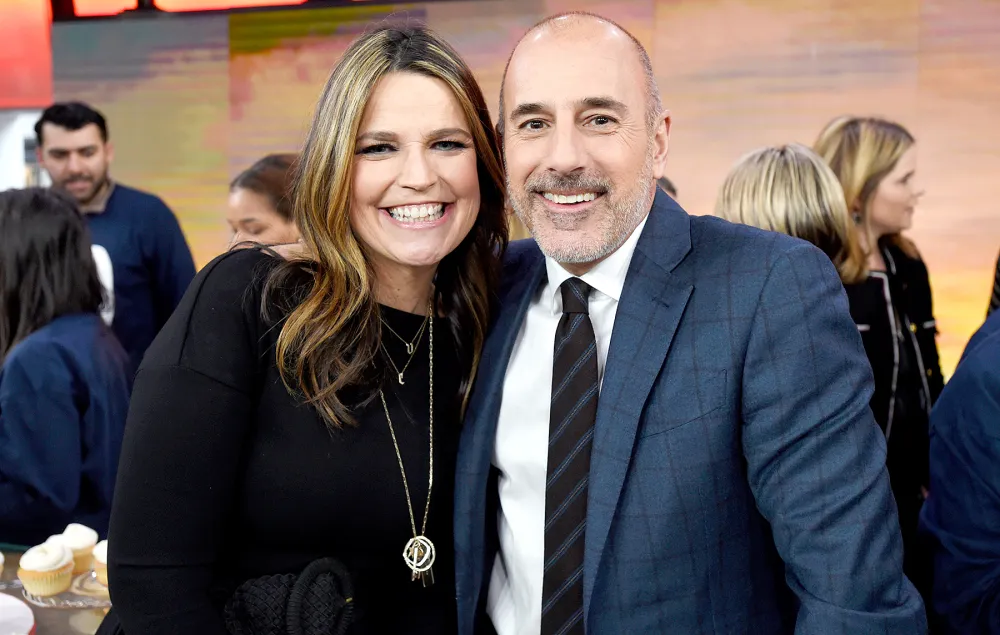 Savannah Guthrie and Matt Lauer