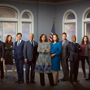 The cast of Scandal.