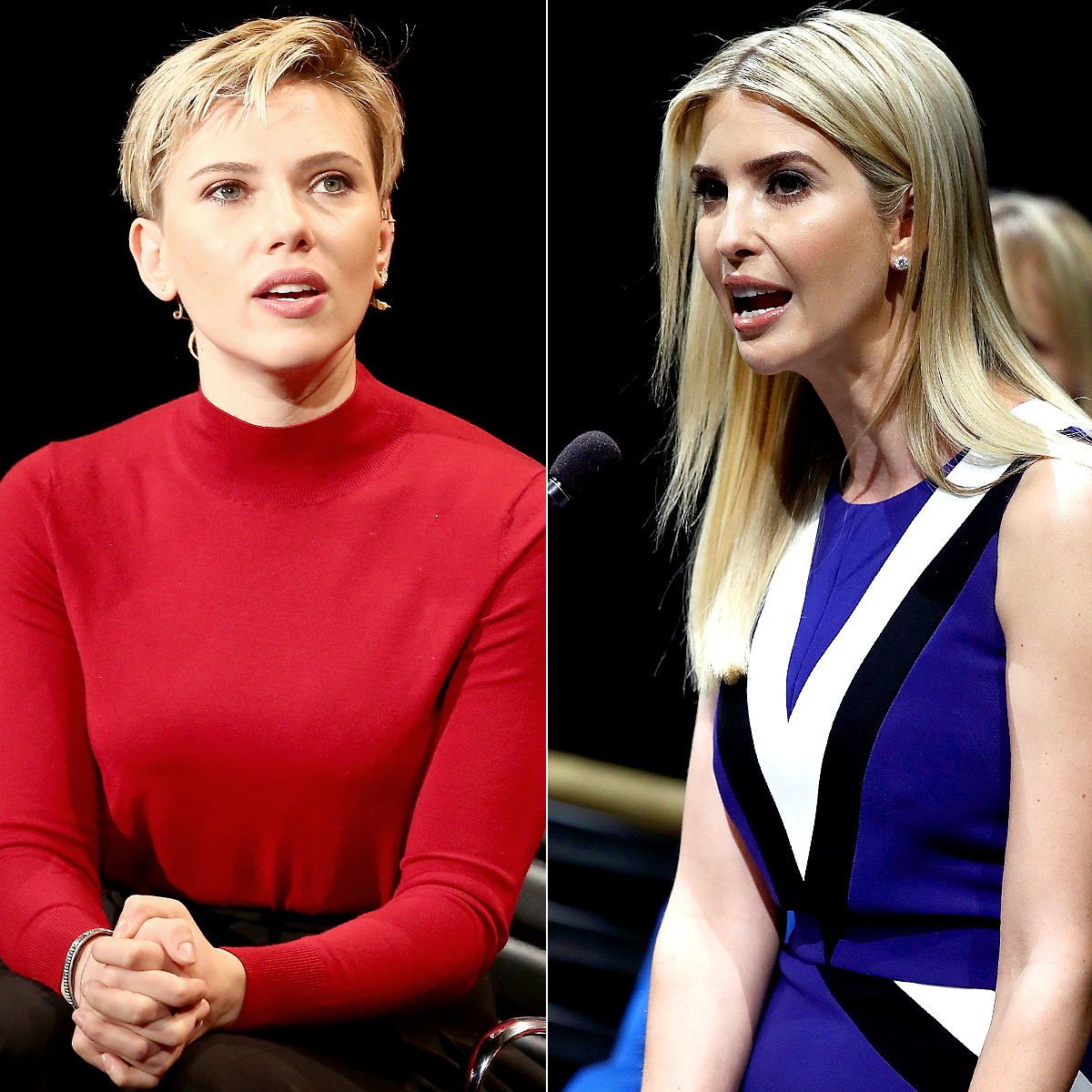 Scarlett Johansson and Ivanka Trump