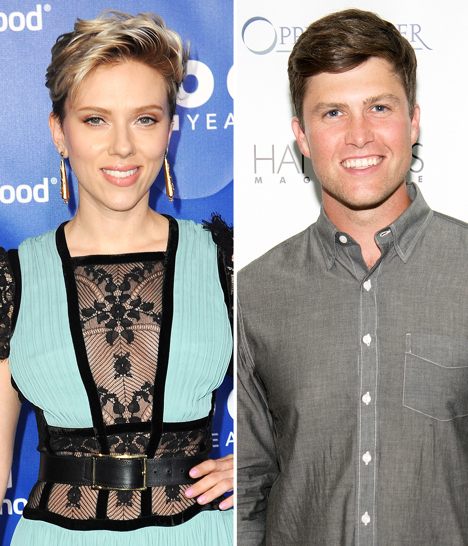 Scarlett Johansson Colin Jost