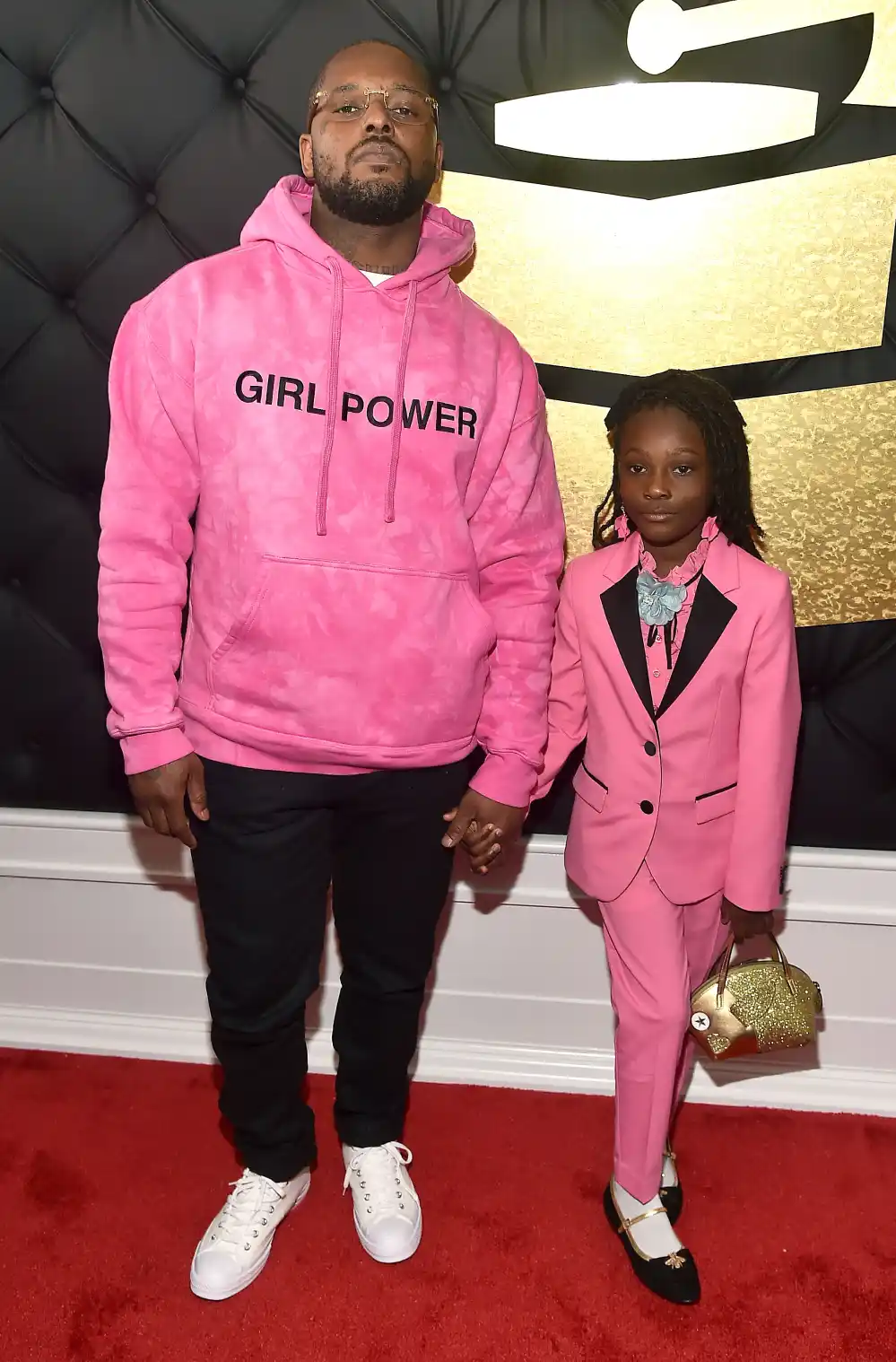 Schoolboy Q and daughter Joy Hanley