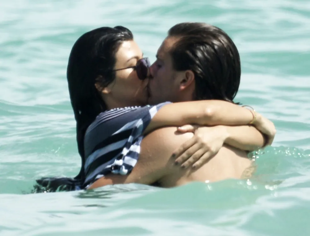 Kourtney Kardashian and Scott Disick