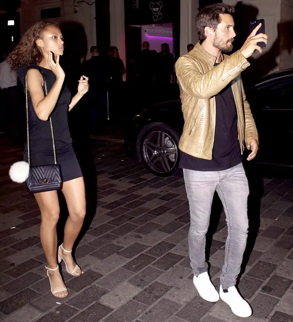 Scott was seen leaving Toy Room nightclub in Mayfair at 3.30am.