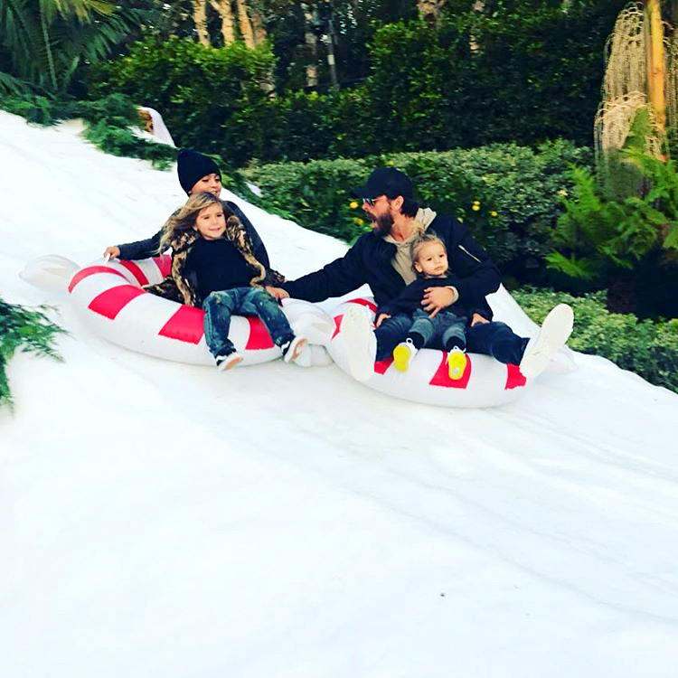 Scott Disick, Mason, Penelope and Reign