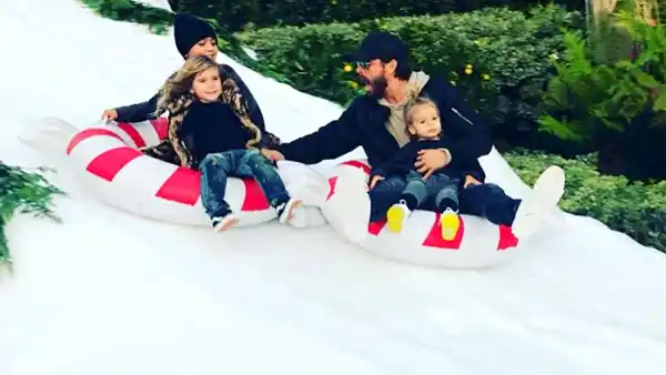 Scott Disick, Mason, Penelope and Reign