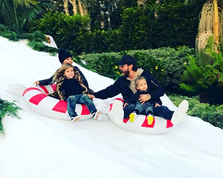 Scott Disick, Mason, Penelope and Reign