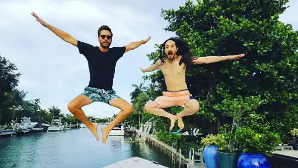 Scott Disick and Steve Aoki