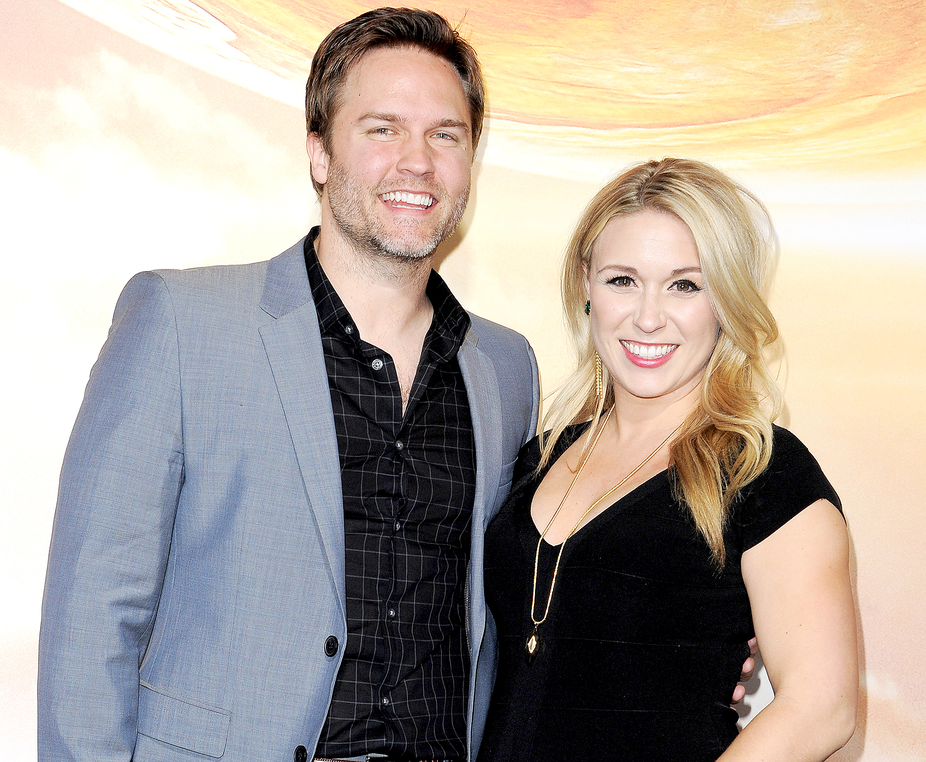 Scott Porter and Kelsey Mayfield arrive at the Los Angeles premiere of 'Jupiter Ascending' at TCL Chinese Theatre on February 2, 2015 in Hollywood, California.
