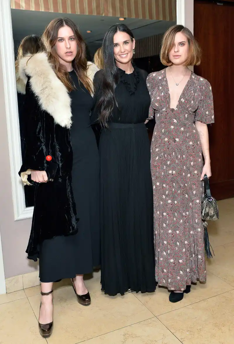 Scout Willis, Demi Moore and Tallulah Willis