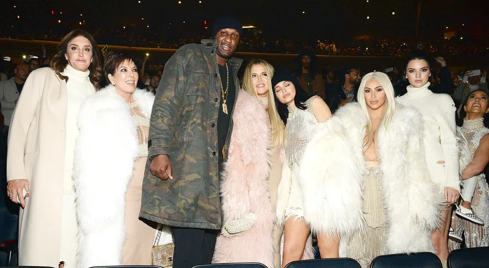 Caitlyn Jenner, Kris Jenner, Lamar Odom, Khloe Jenner, Kylie Jenner, Kim Kardashian West, Kendall Jenner, North West and Kourtney Kardashian