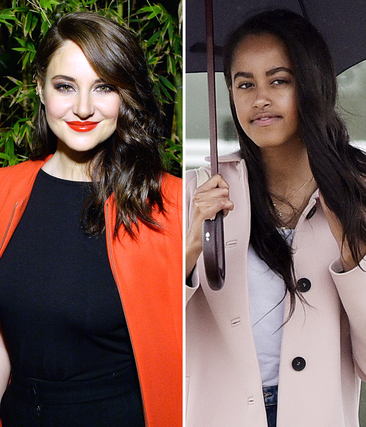 Shailene Woodley Malia Obama