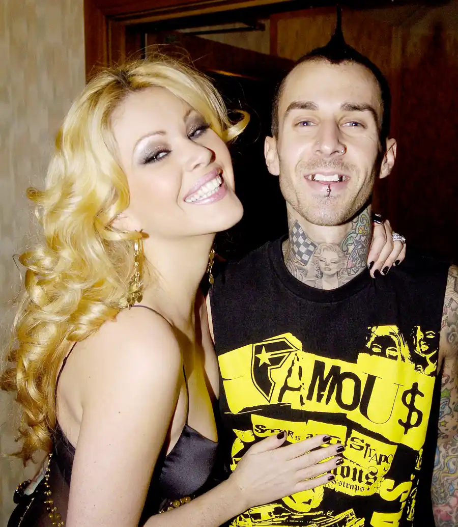 Shanna Moakler and Travis Barker