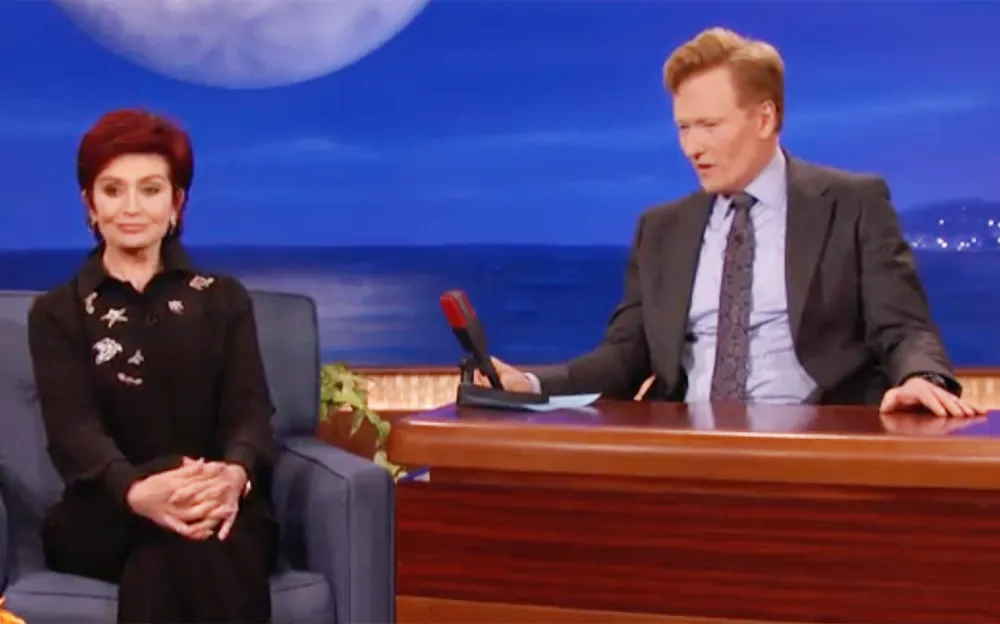 Sharon Osbourne and Conan O'Brien