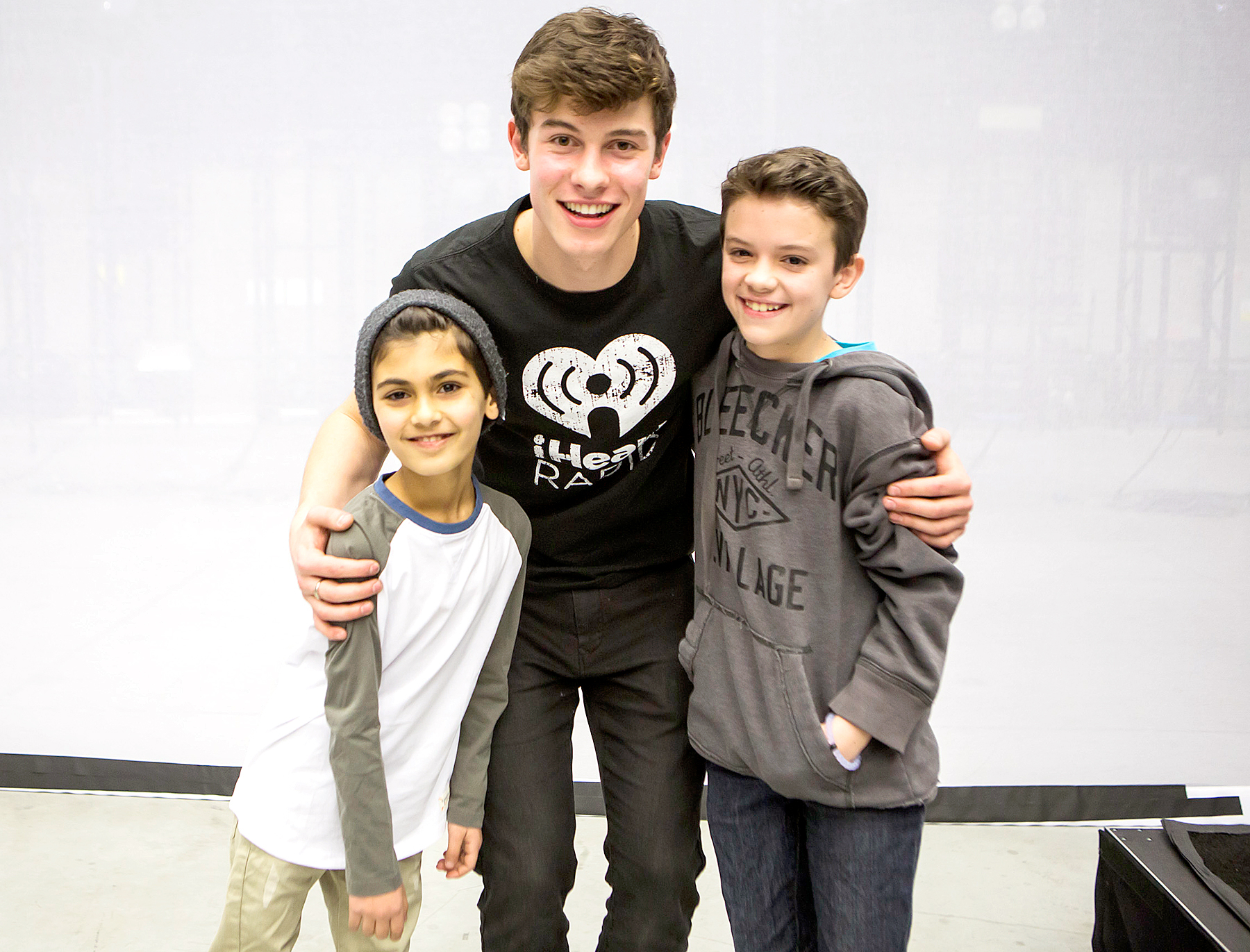 Shawn Mendes rehearsed with James Ciannello and Jordan Matalon ahead of the Garden of Dreams Talent Show.