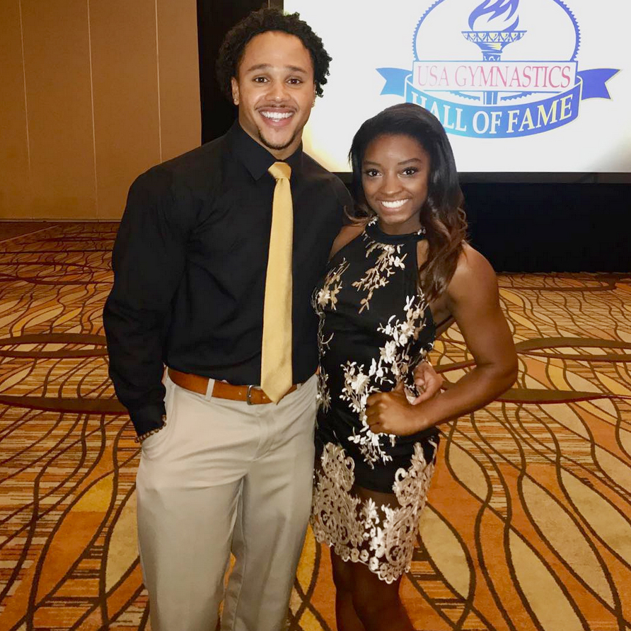 Stacey Ervin and Simone Biles