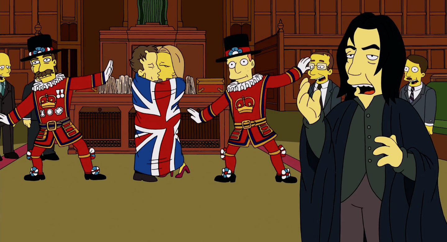 Simpsons David Bowie & Alan Rickman