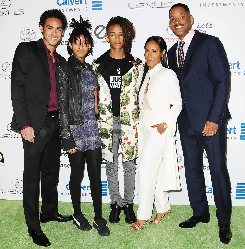 Trey Smith Willow Smith Jaden Smith Jada Pinkett Smith Will Smith