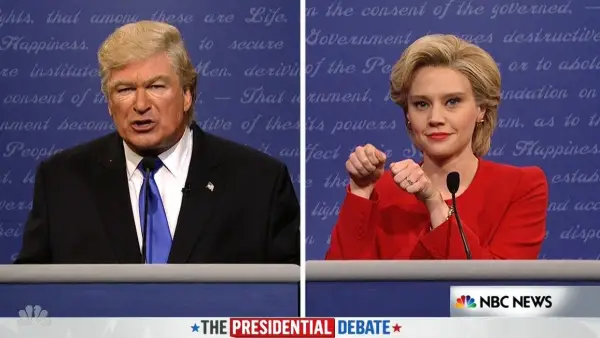 Alec Baldwin and Kate McKinnon