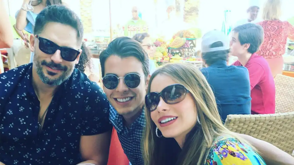 Joe Manganiello, Manolo Vergara and Sofia Vergara