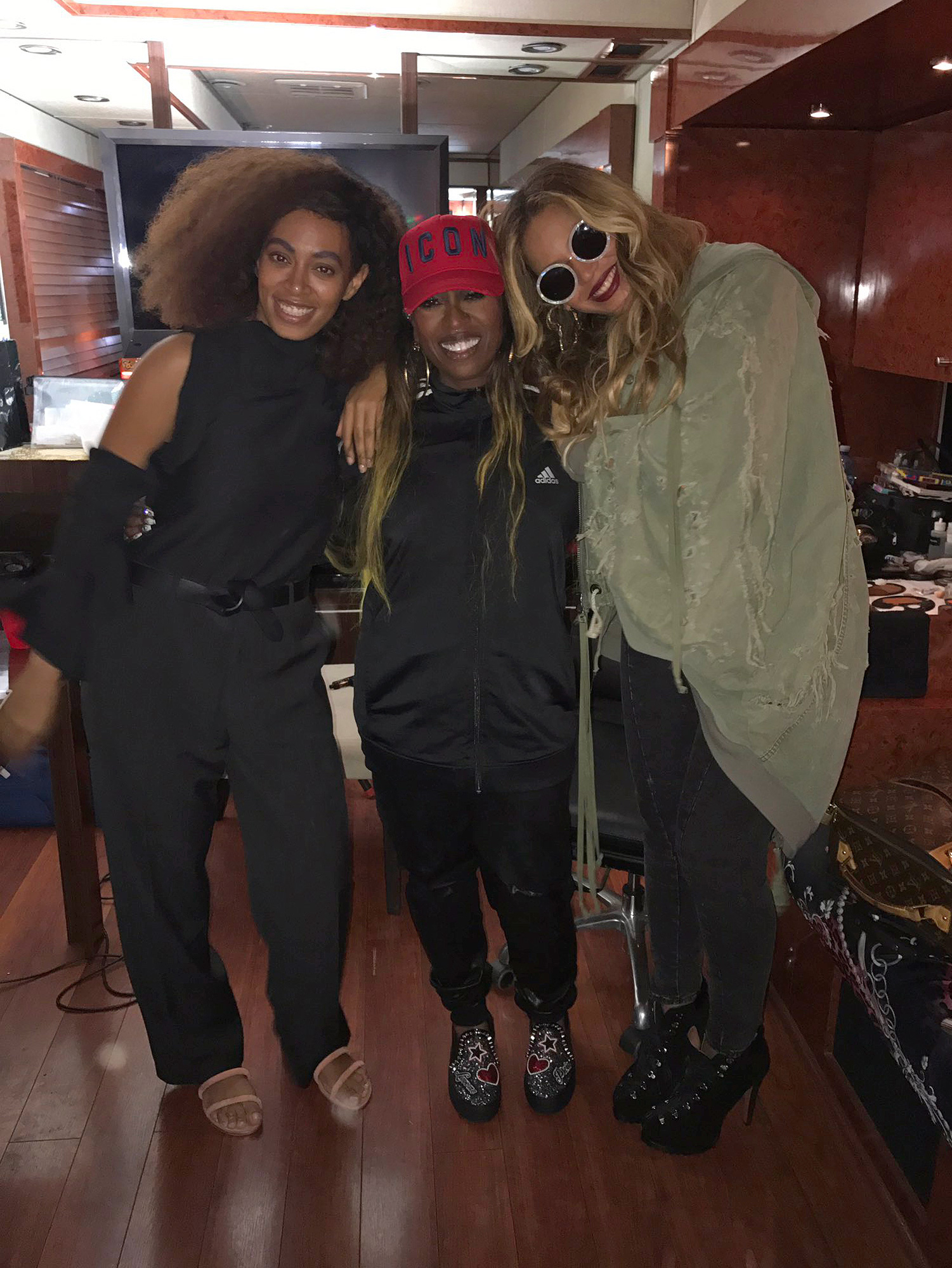 Solange Knowles, Missy Elliott and Beyonce
