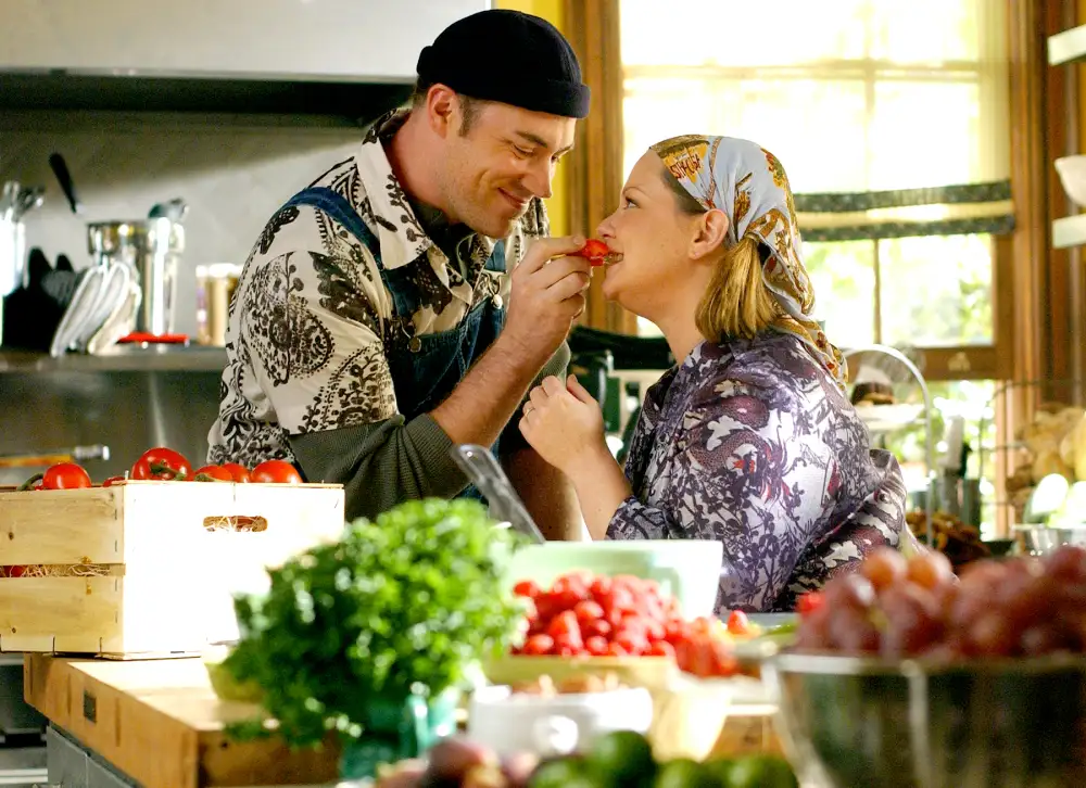 Jackson Douglas as Jackson and Melissa McCarthy as Sookie in 'Gilmore Girls.'