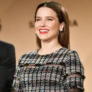 Sophia Bush red lipstick