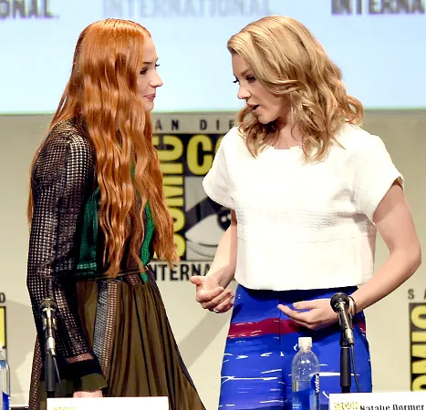 Sophie Turner and Natalie Dormer