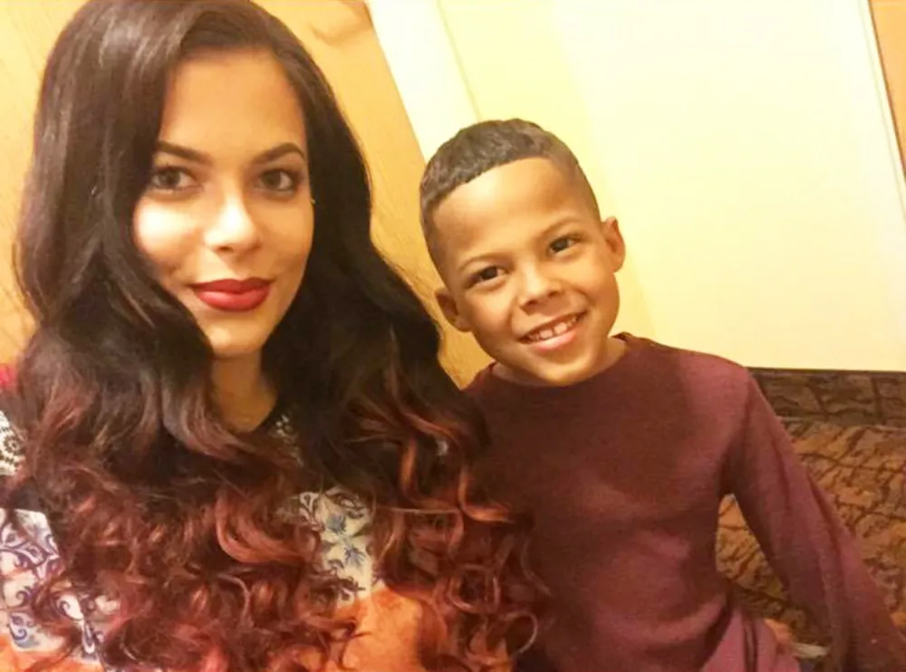 Brylan and his mother Ladye Hobson