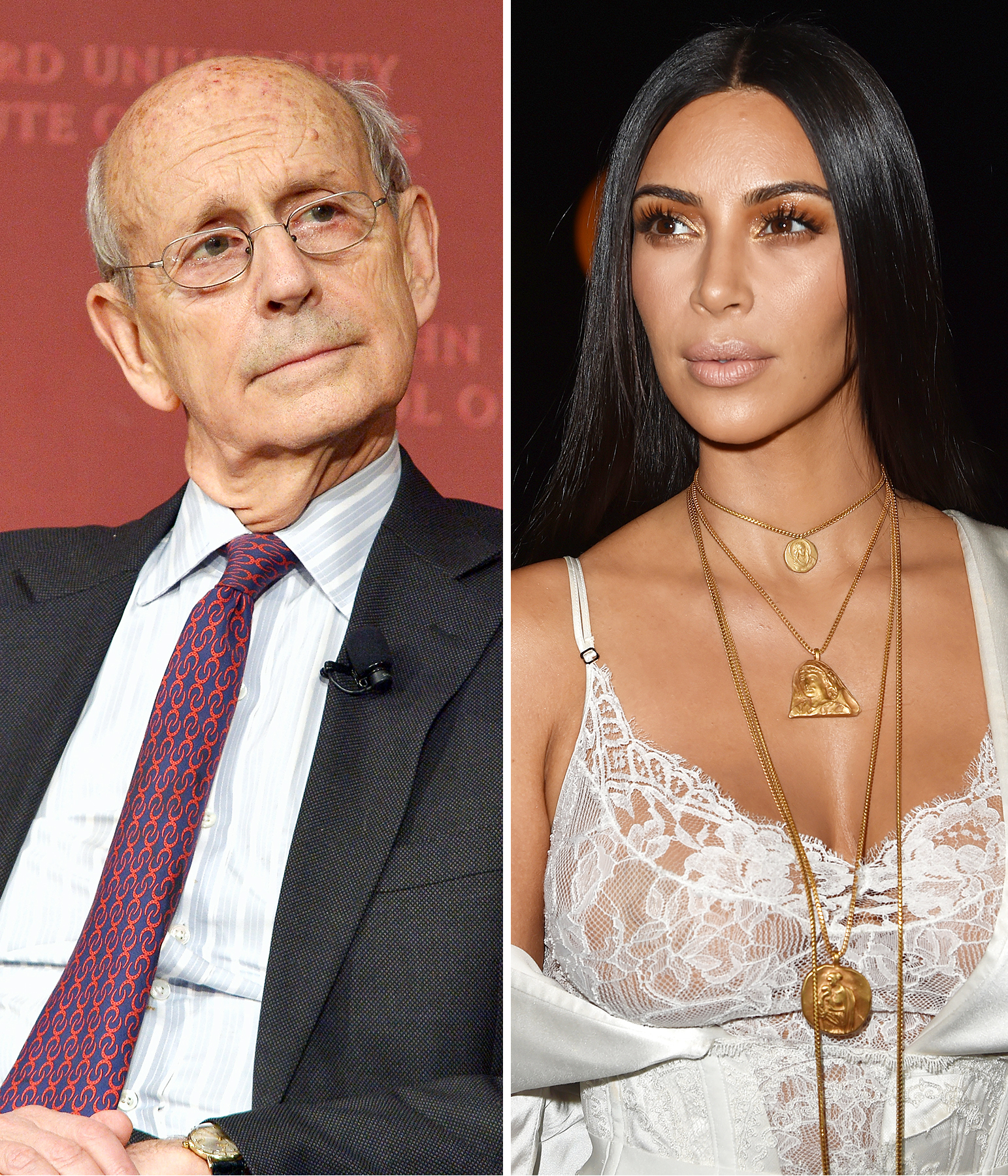United States Supreme Court Justice Stephen Breyer Kim Kardashian