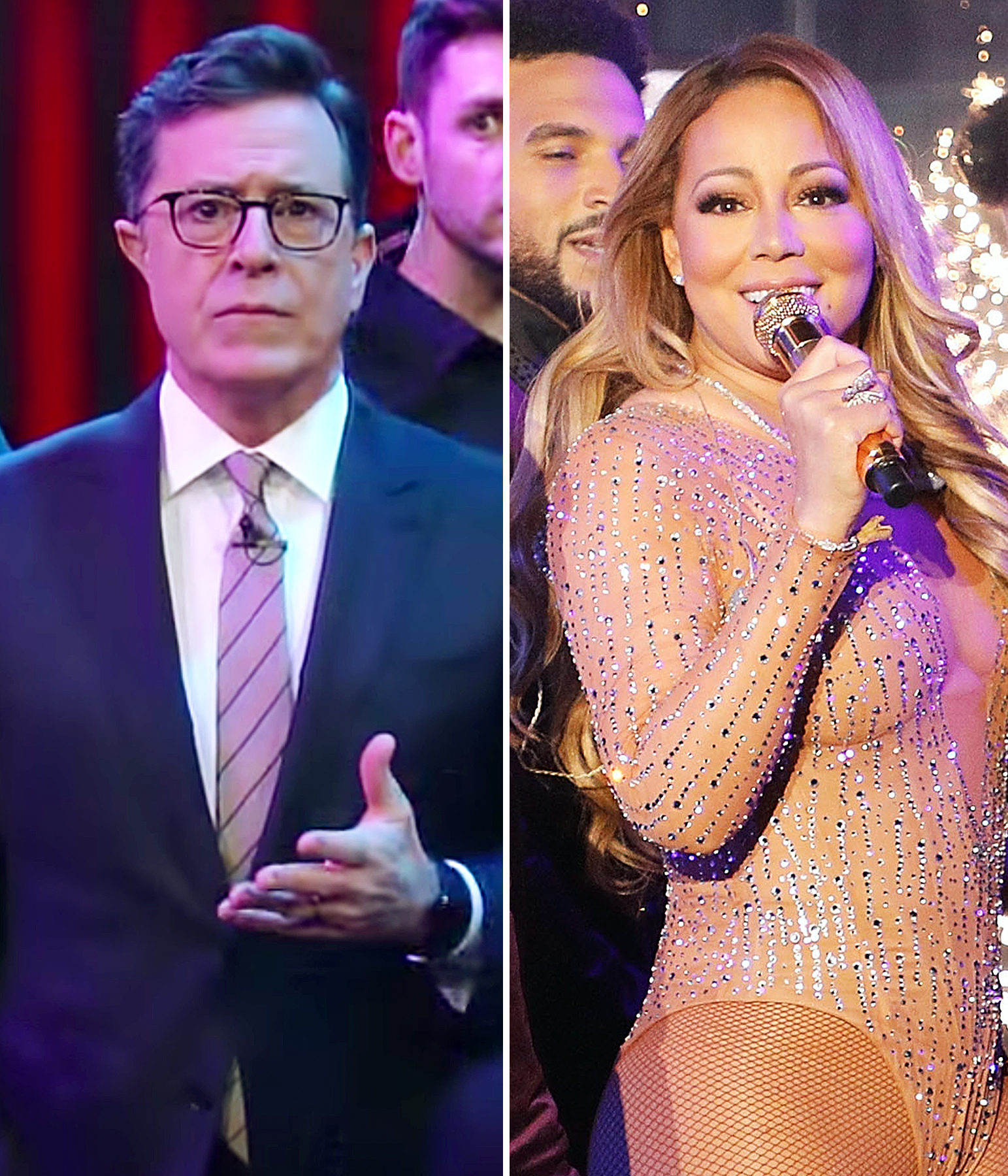 Stephen Colbert Mariah Carey